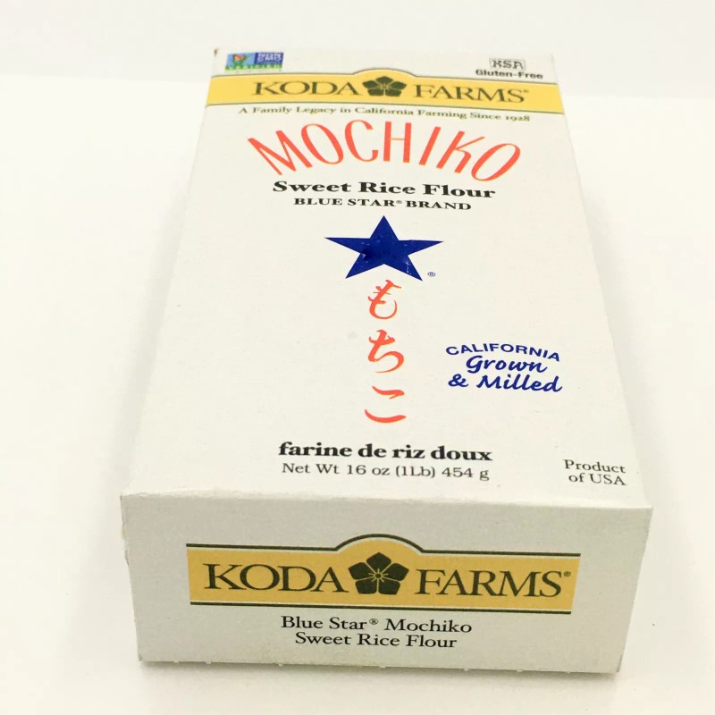 Koda Farms Mochiko Sweet Rice Flour Blue Star Brand 16oz/