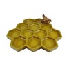 Bird Feeder in Honeycomb Design in Gold