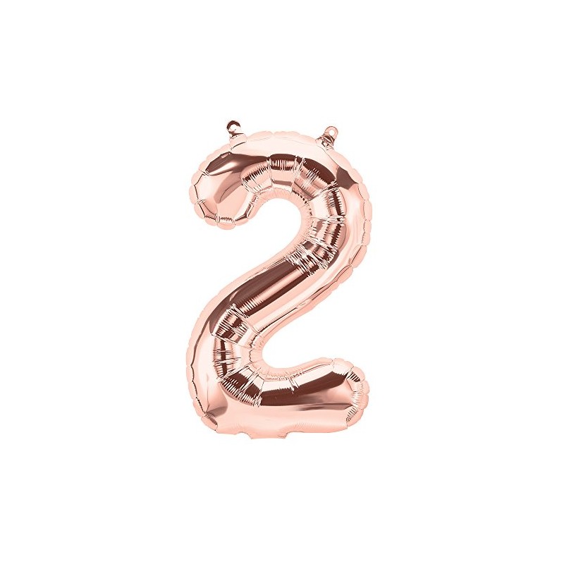 Northstar Balloons 59105 Number Balloons, Gold, 2