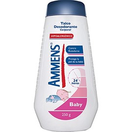 Ammens Baby Talco Corporal, 250g, Pack of 1 - Producto Original de Alta Calidad, Entrega Rápida y Segura, Garantía Incluida                           