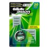 🪒 Gillette Mach3 Sensitive - Pack 20 Cartuchos Recargables |