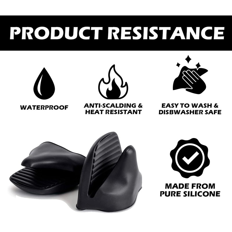 Mini Oven Silicone Mitts Heat Resistant Cooking Pinch Mitt Cooking