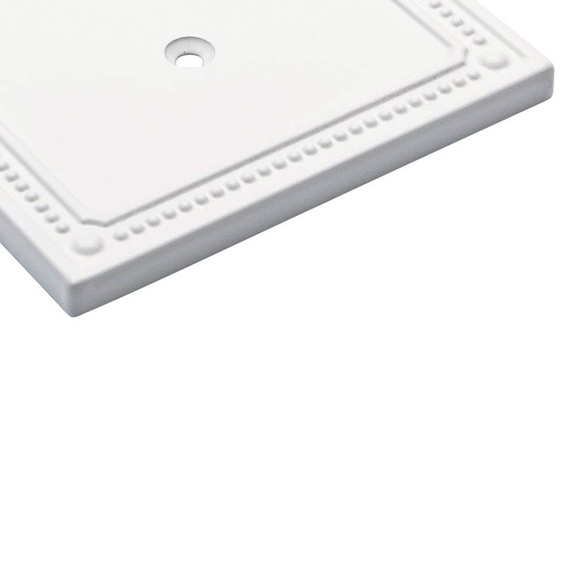 Franklin Brass W35064-PW-C Classic Beaded Double Duplex, White
