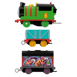 Fisher-Price Fisher Price Thomas & Friends All Engines Go Motorized Graffiti Percy Mattel