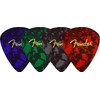Fender Pick Shape Logo Coasters, 4-Pack, Multi-Color