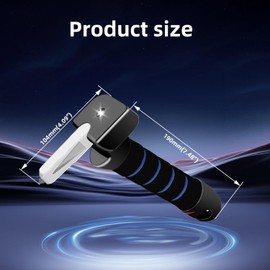 AoJiaPin Blue,1Pcs Car Door Handle for Elderly Car Door Assist Handle,Auto Cane Portable Vehicle Support Handle with LED Light,Seatbelt Cutter,Window Breaker,Car Door Latch Handle for Seniors