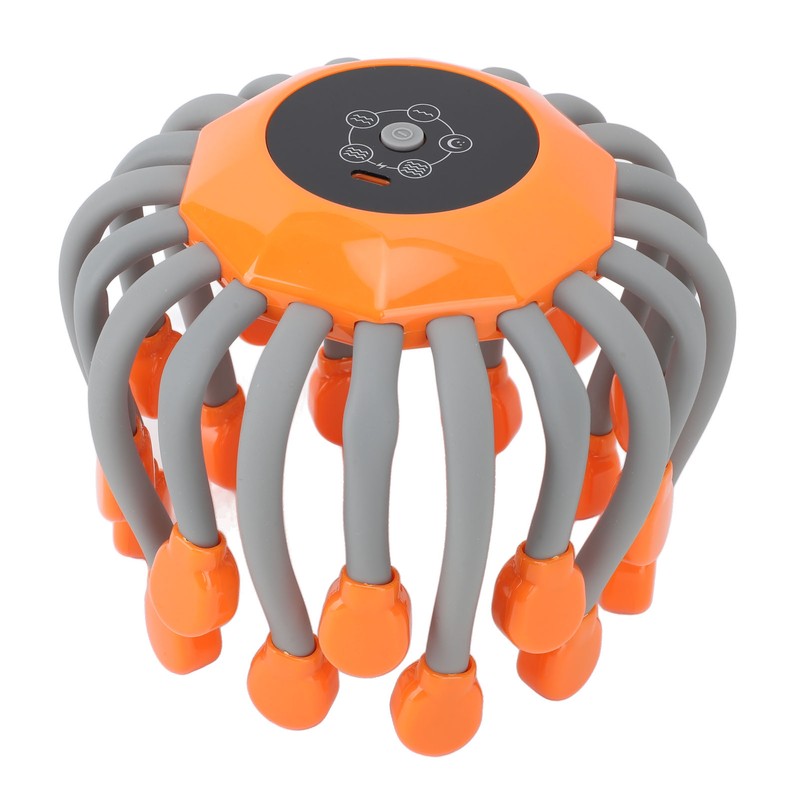 Electronic Claw Head Massager Intelligent Musical Sound Red Ray Decompression