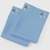 LEMOMO Sky Blue Thermal Blackout Curtains/52 x 72 Inch/Set of