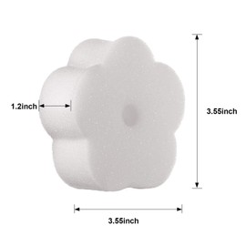 16 Piezas Esponjas Absorbentes de Aceite Cremoso para Bañera de Hidromasaje Piscina y SPA