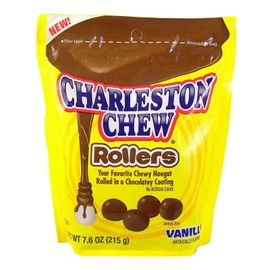 Charleston Chew Rollers Vanilla Snack-To-Go Resealable Bag, 7.6 oz