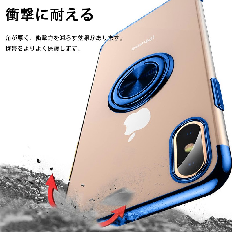 Aquos Sense9 Case with Ring SH-53E SHG14 SH-M29 Case, Clear,