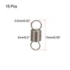 sourcing map Tension Spring Wire Diameter 0.02 Inch AD 0.2