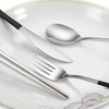 INKULEER Travel cutlery set, 18/8 stainless steel cutlery, Reusable utensils