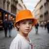 TopTie Kids Cotton Bucket Hat Sun Beach Cap for Boys