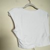 Susana Monaco Open Back Top in White NWT Size Medium