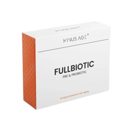 Minus Age Fullbiotic - 90 Capsules for 1 Month - Premium Prebiotics and Probiotics for Intestinal Flora, Immune System & Women's Balance - With Cranberry, Aloe Vera & Acacia Fibre - Vegan, Tested, No