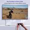 Hisatey USB 3.0 Extension Cable 1FT, Short USB Extension Cable