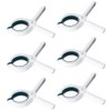 KINDOYO 6Pcs Large Beach Towel Clips - Non-Slip Towel Pegs