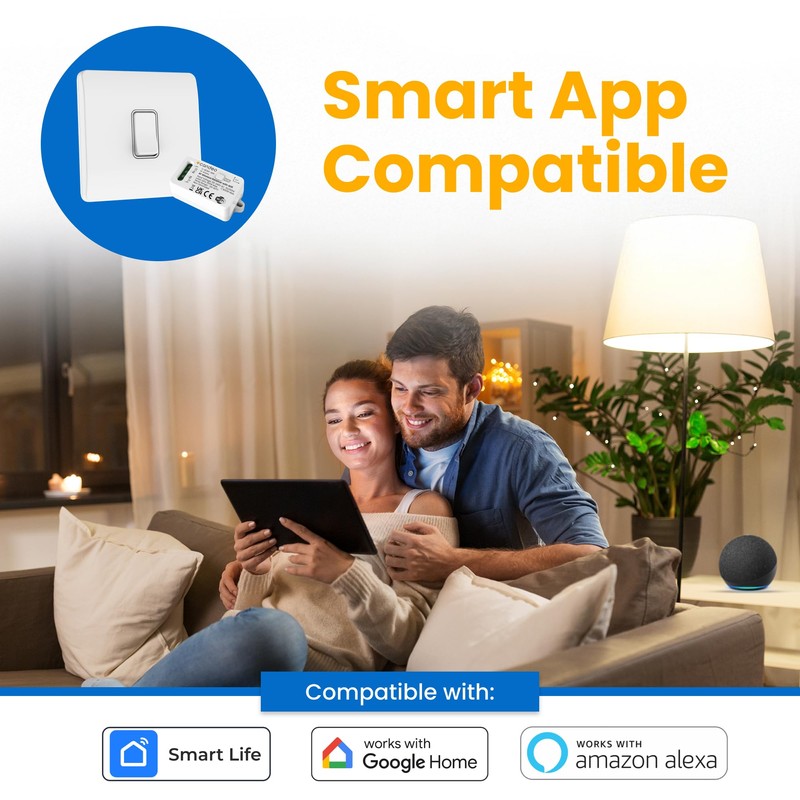 Kinetic grid-compatible Smart Switch and Smart Switch Module with Wifi