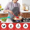 2pcs Extra Long Silicone Mixing Spoon,12 Inch Nonstick Heat Resistant