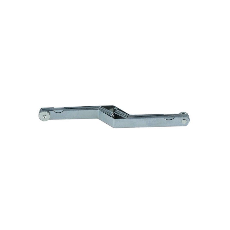 Laser 2482 2482 Fühlerlehre - MM/AF - 26 Lehren, Gekröpft