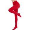 CozyWow Women's 80 Denier Solid Color Soft Opaque Footed Tights