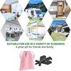 LALOCAPEYO Portable Door Lock 3 in 1 Travel Lockdown Home