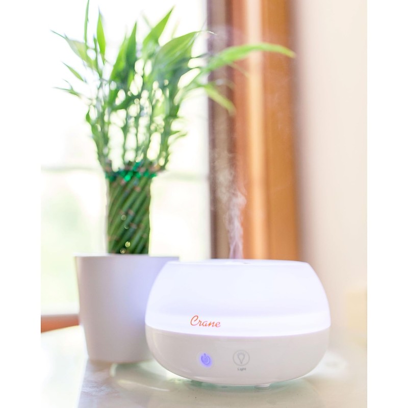 Crane Portable Ultrasonic Travel Humidifier & Aroma Diffuser – 0.2