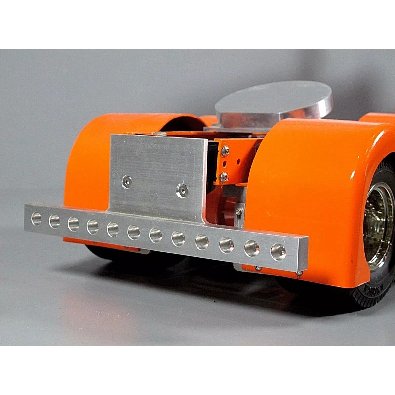 Tamiya Rear Aluminium Bumper with drilled holes Tamiya RC 1/14