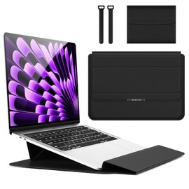 Hinnwer 15 15.6 16.1 Inch Laptop Case with Stand Function for MacBook Air 15 M3/M2 A3114 A2941, MacBook Pro 16 M4/M3/M2/M1 Pro/Max (2024-2019), MacBook Pro 15 M3/M2 A3114 A2944 1, ASUS ASUS Dell Dell