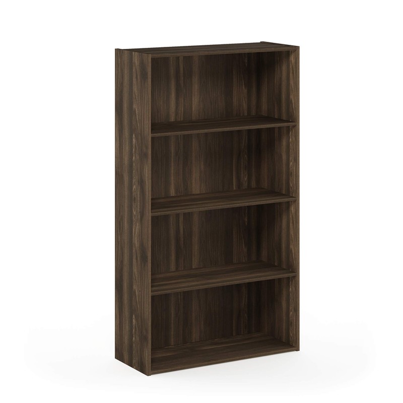 Furinno PASIR Book Shelf, 4-Tier Bookshelf, Bookcase with Open Shelf,