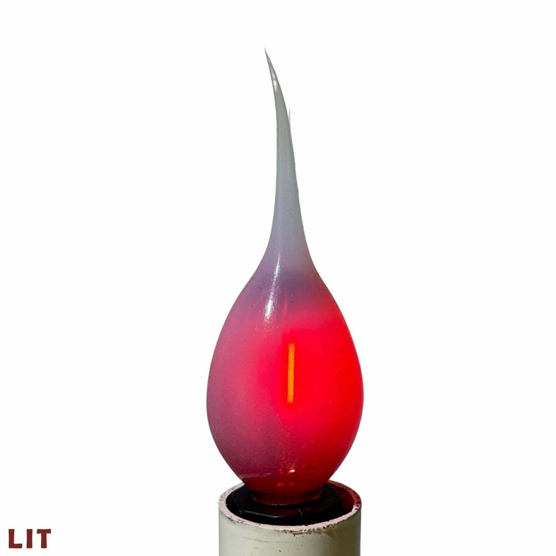 Royal Designs, Inc. Transparent Silicone Dipped Filament LED Bulb, 1-Watt
