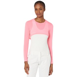 Jamie Sadock Sunsense® 35 SPF Lightweight Long Sleeve Crew Neck Crop Layering Top Venus 2XL One Size