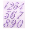 arriettycraft Numbric Numbers Clear Stamps for Card Making Decoration and
