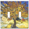 Art Plates - Double Gang Toggle OVERSIZE Switch Plate -