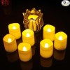Homemory 12 Pcs Flameless LED Votive Candles Battery Flickering Tea