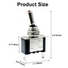 Coufce Red LED Lighted Toggle Switch 12V 20A Waterproof Safety