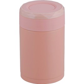 Wahei Freiz Fortec RH-1611 Bento Lunch Soup Jar, 10.1 fl oz (300 ml), Coral Pink, Hot and Cold Insulated, Vacuum Insulated