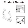 Wall Mounted Tool Hanger Clamps, 16PCS Terry Clips Stainless Steel