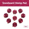 ANDYOUSKI 4-Layer Hexagonal Tapered Studs 18mm Aluminum Snowboard Stomp Pad