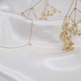 Carissima Gold 9ct Yellow Gold Adjustable Letter Necklace 38-43cm, Gold