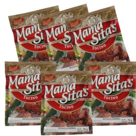 Mama Sita's Tocino Marinating Mix (Sweetened Cured Pork Mix) 2.6oz, 6 Pack