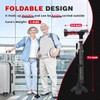 BigAlex Folding Walking Cane with Two Led Lights for Elderly