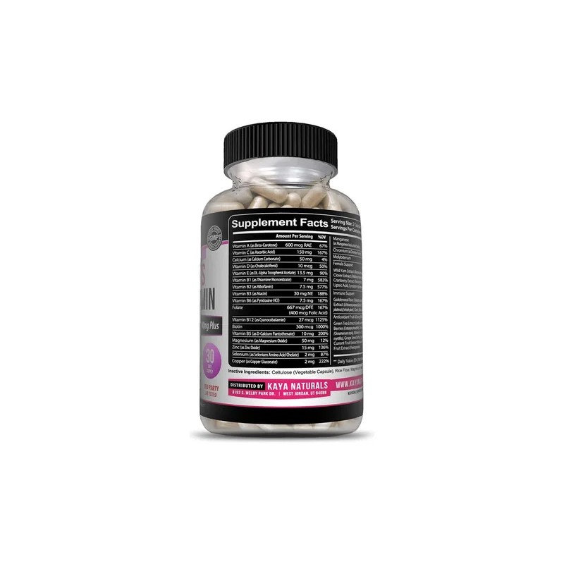 Multivitamnico Mujer Kaya 60 Cpsulas Vitaminas B C D E