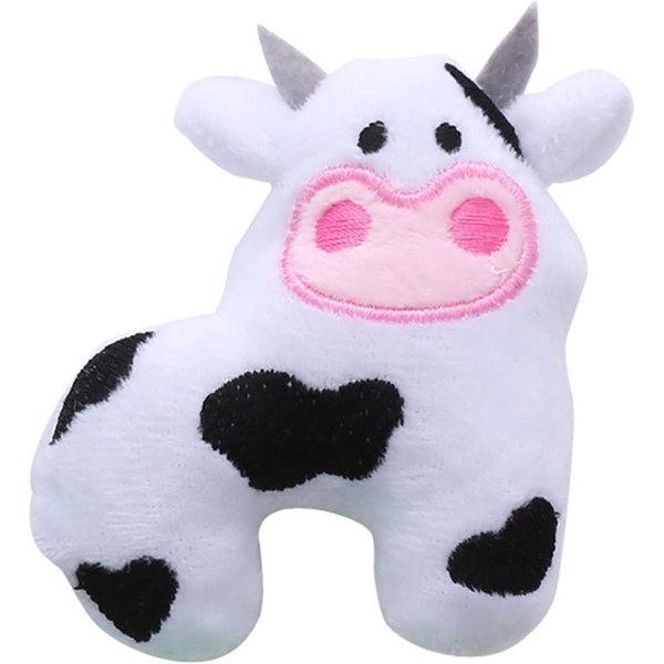 YSSZAM Cow Shape Catnip Toy, Cat Plush Chew Toy, Teeth