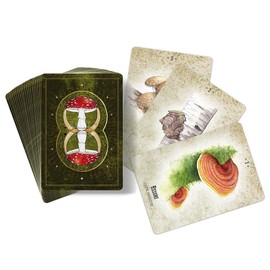 Oracle Card, Japanese Divination, Mushroom, Spirit, Oracle Card, Japanese Instruction Manual Included (English Language Not Guaranteed)