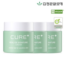 Kim Jung-moon Aloe Cure Realoe Signature Cream 3ea / 김정문알로에 큐어 리알로에 시그니처 크림 3개