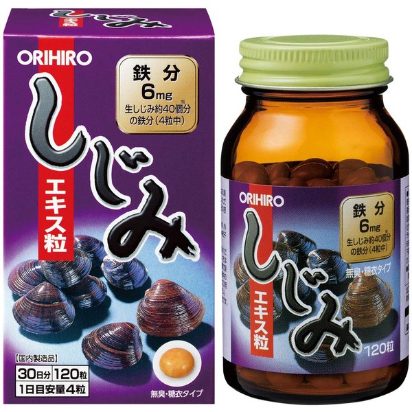 Orihiro Shijimi Extract Grain, 120 Tablets