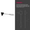 MDF Instruments Professional-Grade Taylor 2.0 Neurological Reflex Hammer - Free-Parts-for-Life