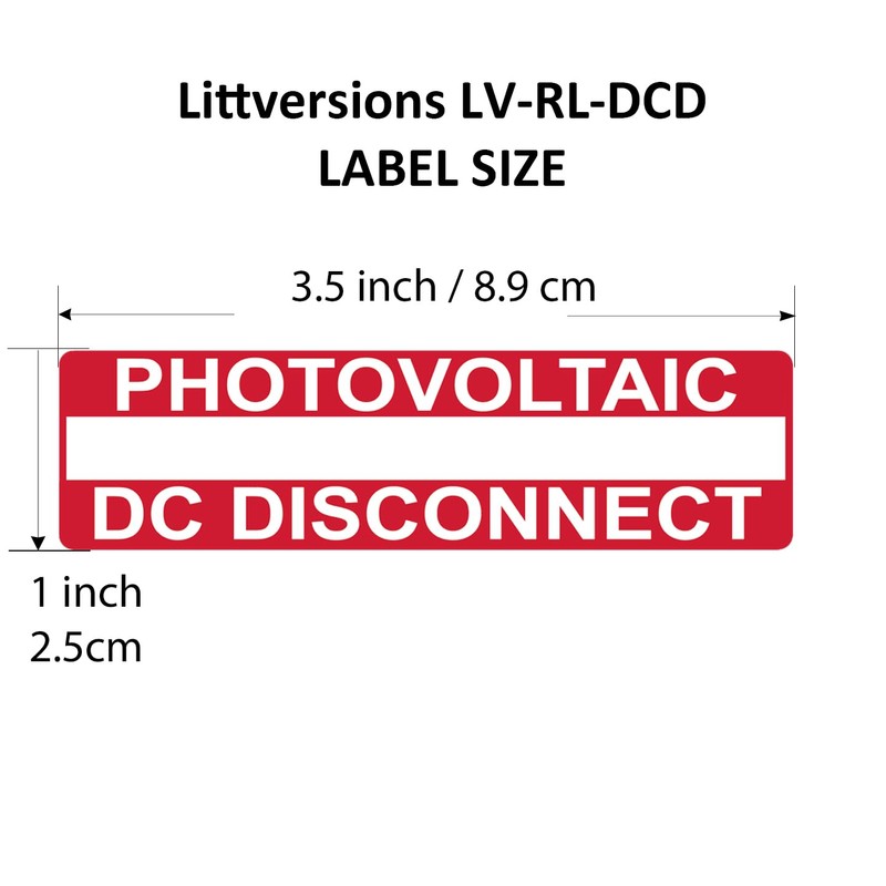 Littversions 10 Pack 3.5"x 1" Reflective Solar NEC Compliant Photovoltaic